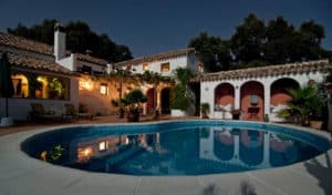 Mexican style villa with pool