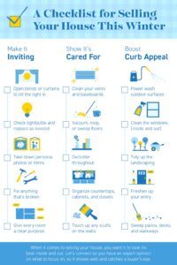 A Checklist for Selling Your House This Winter [INFOGRAPHIC]