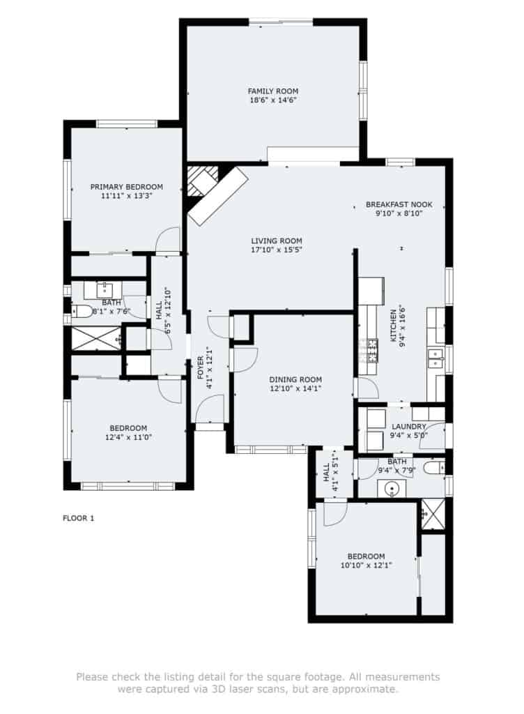 15747 Cohasset St, Los Angeles, CA Floor Plan