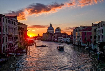 Venice sunset, Italy